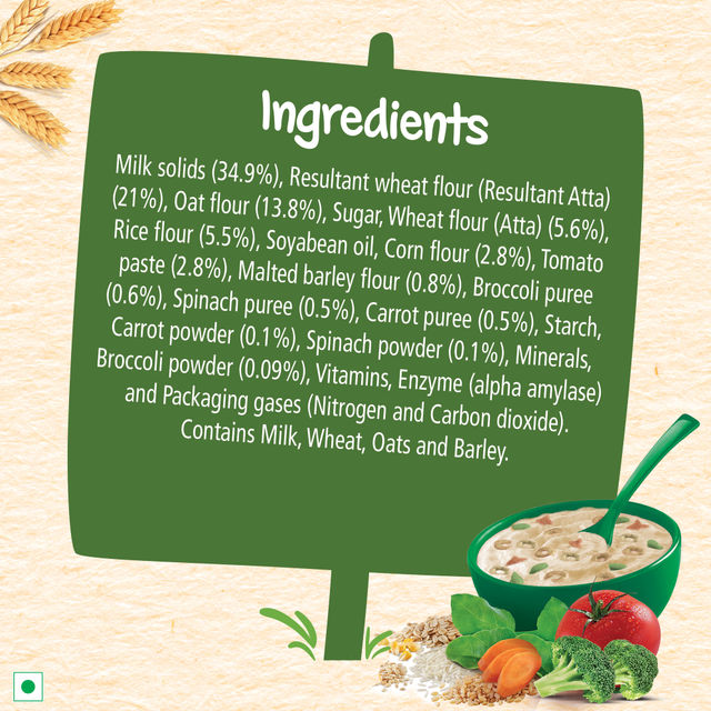 Nestle Cerelac Baby Cereal with Milk | 5 Grains and Vegetables | Stage 5 | From 18 to 24 Months