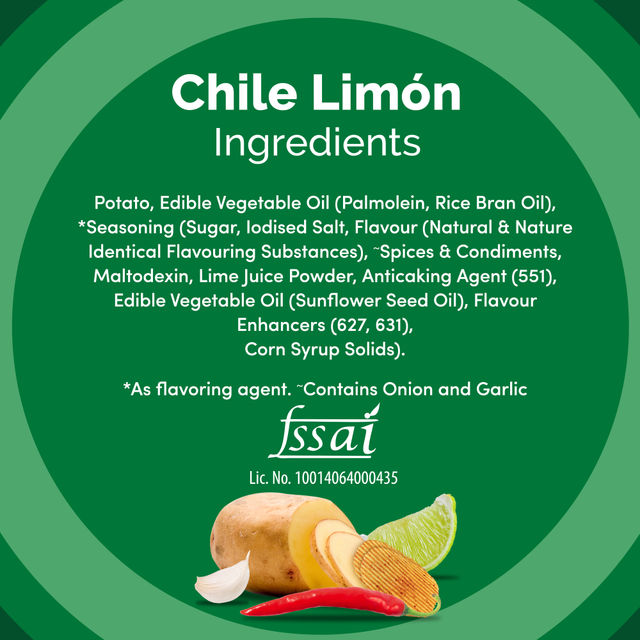 Lay's Potato Chips - Chile Lemon Flavour
