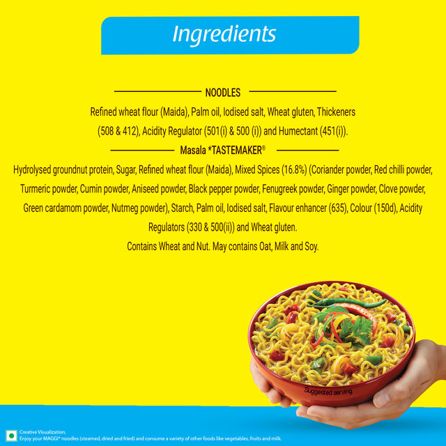 Maggi Masala Noodles No Onion No Garlic 70 g Combo