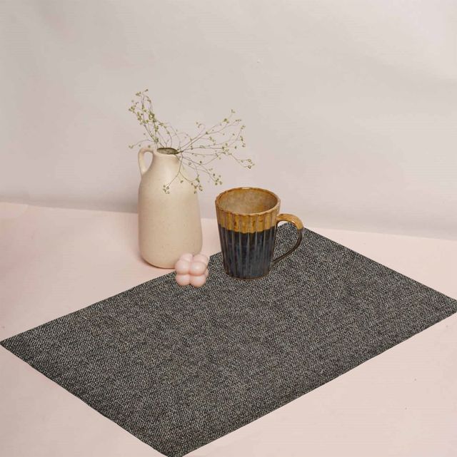 Lushomes Jute Table Mat - Coffee Brown | Jute Placemat | 12 x 18 inch