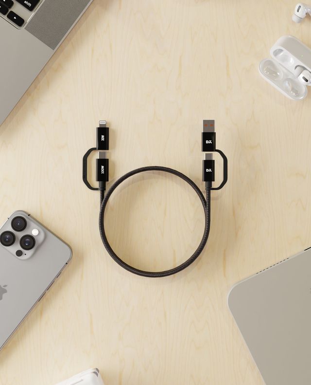 DailyObjects SURGE™ Kevlar Core 4-in-1 100W Charging Cable