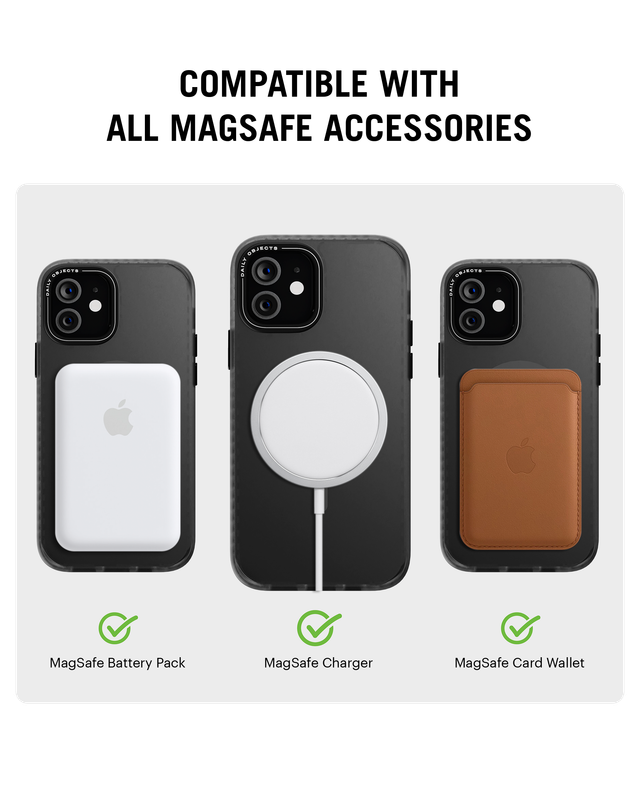 DailyObjects iPhone 12 Black Nimbus MagSafe Phone Case