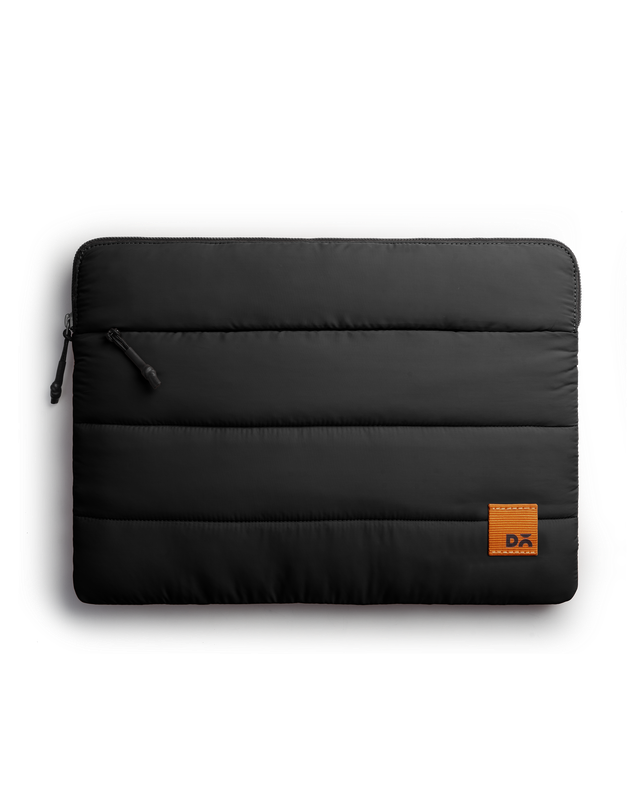Daily Objects Unisex Polyester 15.6 L Laptop Sleeve | Black