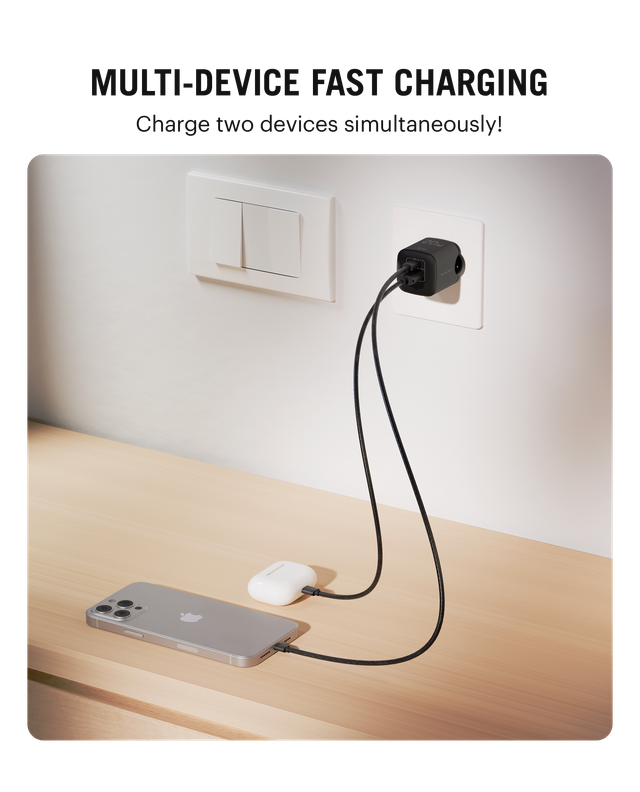 DailyObjects SURGE™ 2 Port 20W GaN Charger