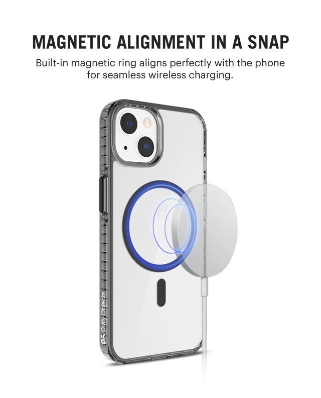 DailyObjects iPhone 14 Stride 2.0 Clear MagSafe Phone Case