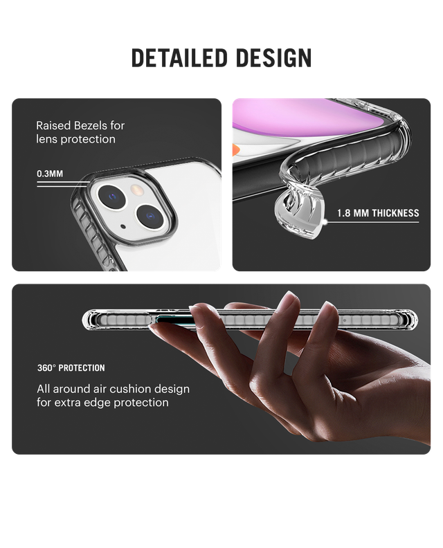 DailyObjects iPhone 14 Stride 2.0 Clear MagSafe Phone Case