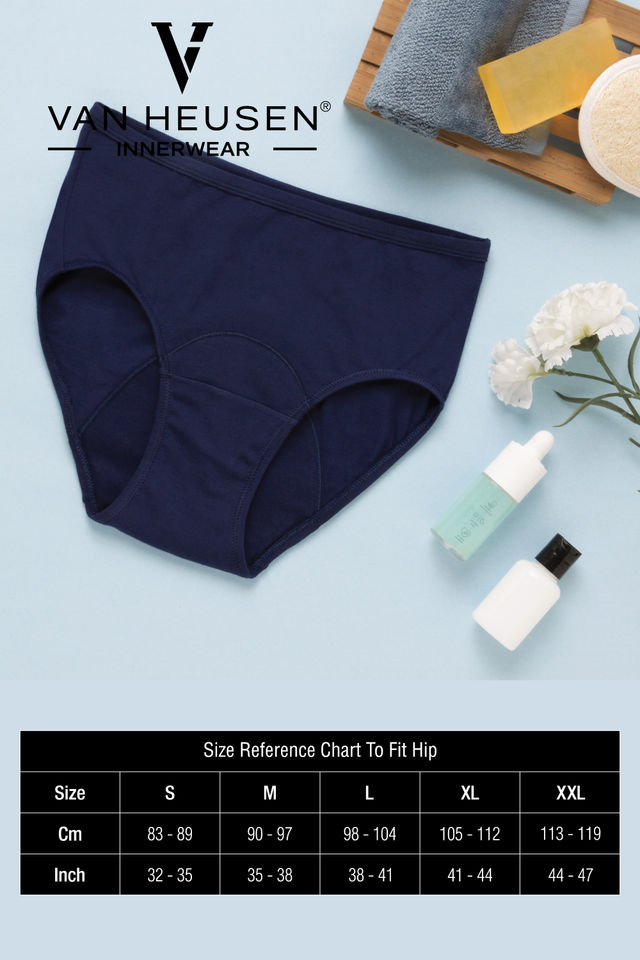 Van Heusen Women Pack of 3 Anti Bacterial Waistband Hipster Panty |M |Colour May Vary