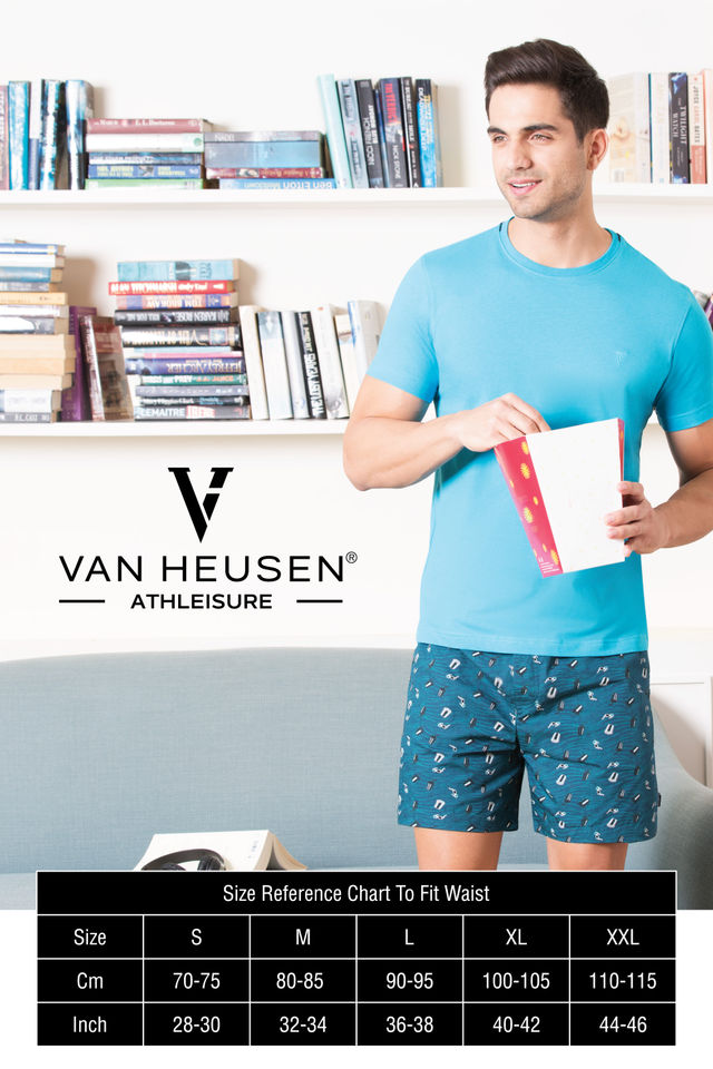 Van Heusen Men Pack Of 2 Printed Boxer Shorts Assorted Color - S