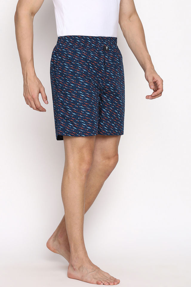 Van Heusen Men Pack Of 2 Printed Boxer Shorts Assorted Color - S