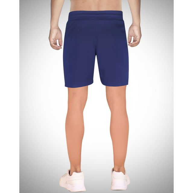 Yazole Men's Sports Shorts | YZ - 02 | Navy Blue - S