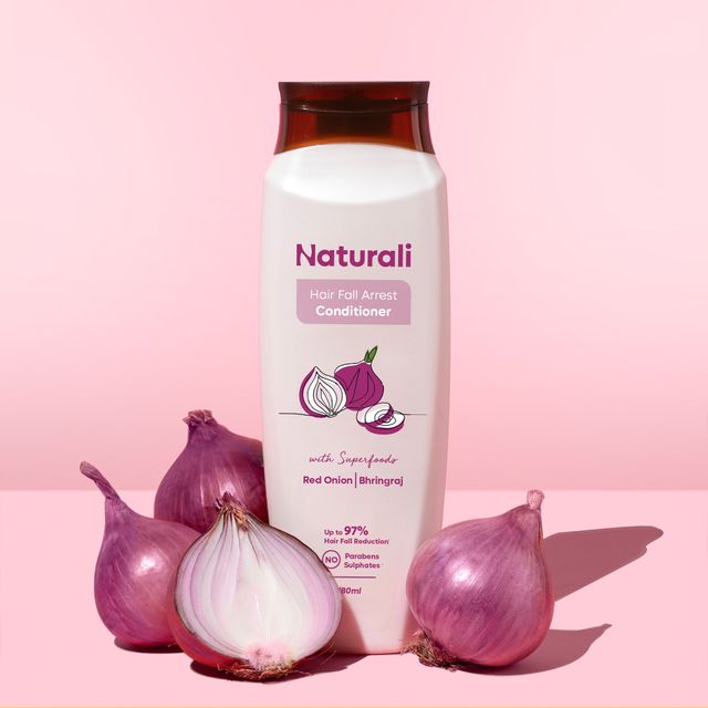 Naturali Hairfall Arrest Conditioner With Red Onion & Bhringraj