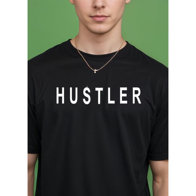 Smartees Men's Printed T-shirt | Style No 42 | Black - L