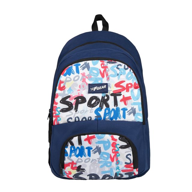 F Gear Unisex Polyester 21 L Backpack | Navy Blue