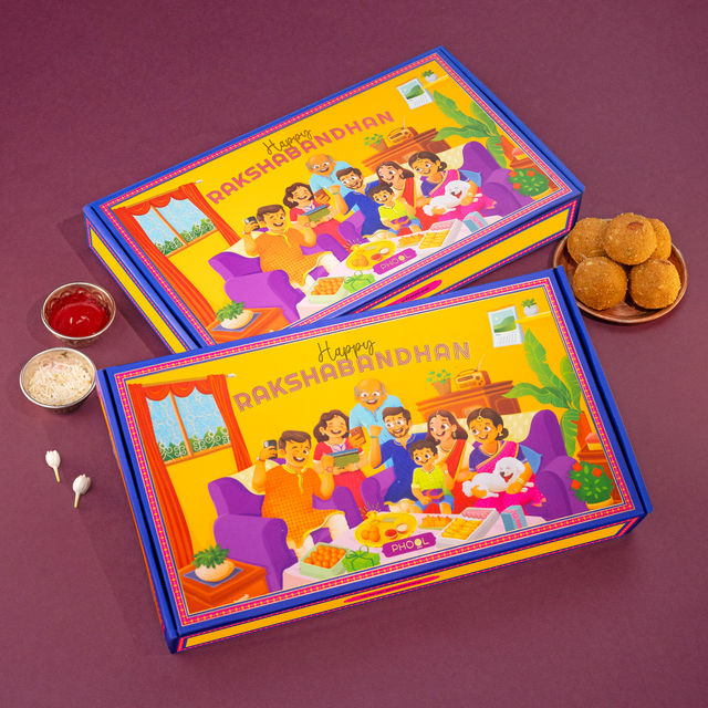 Phool Rangeen Personal Care Rakhi Gift Box - Complete Care Package