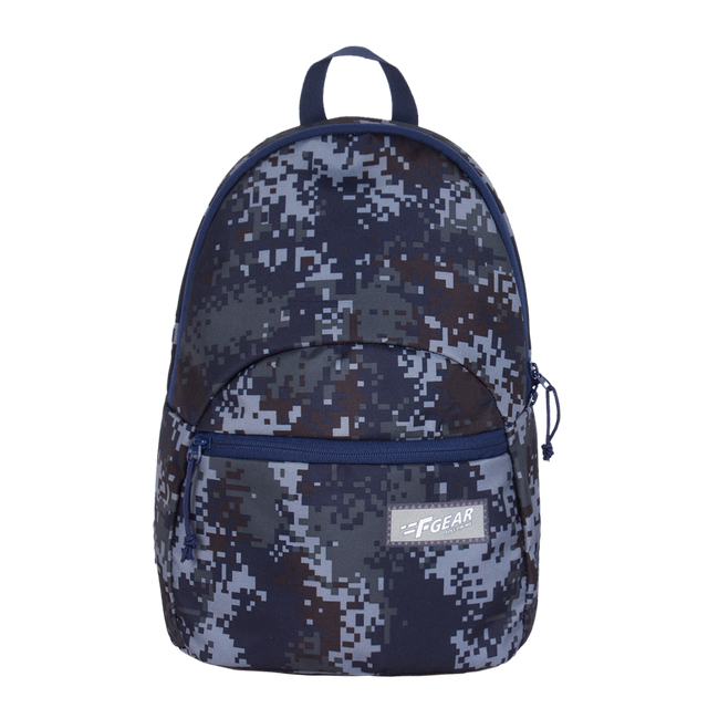 F Gear Unisex Camouflage Nylon 7 L Backpack | Navy