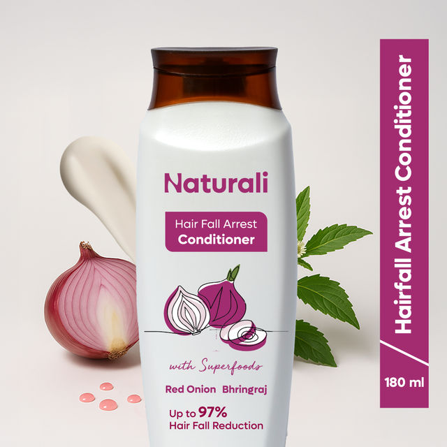 Naturali Hairfall Arrest Conditioner With Red Onion & Bhringraj