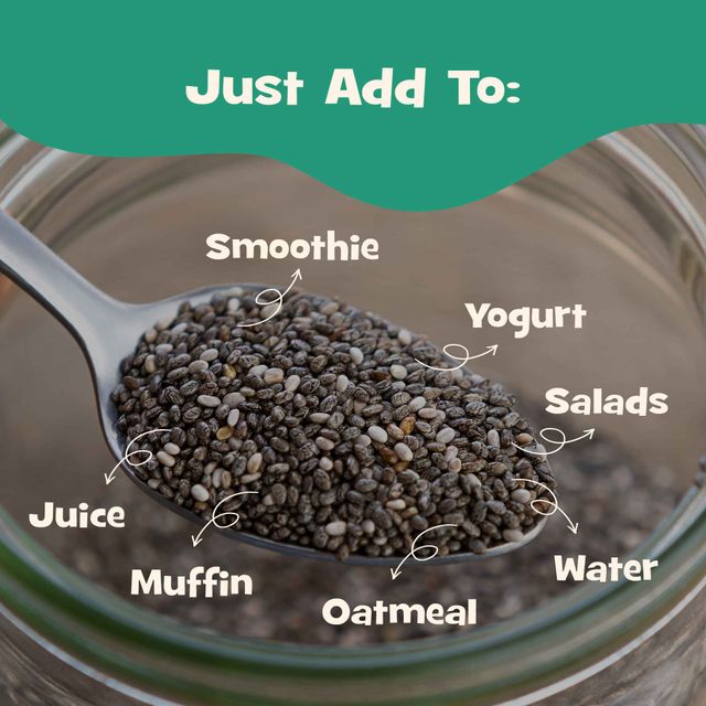 Nourish You Chia Seeds 100% Clean Chia Seeds for Eating