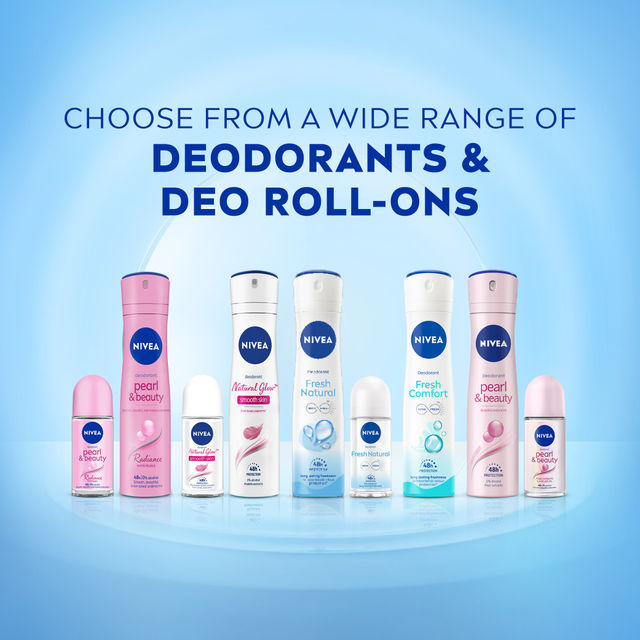 Nivea Women Deodorant Fresh Natural Long Lasting Freshness & 48h Protection