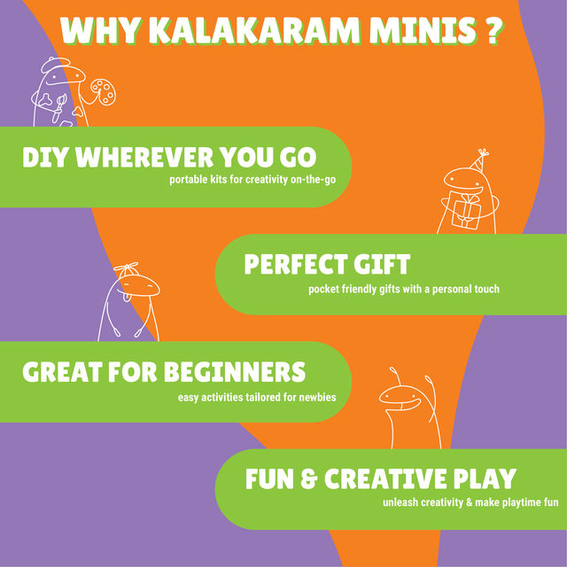 Kalakaram Mini Unicorn Sequin Art