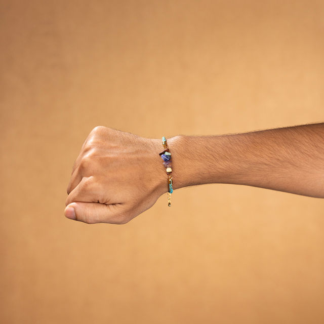 Phool 7 Chakra Bracelet Rakhi - Spiritual Design