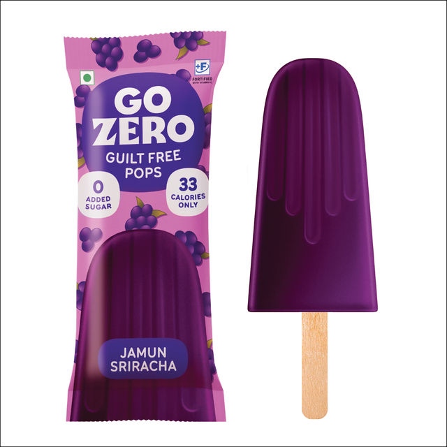 Go Zero Jamun Sriracha Low Calorie Guilt Free Ice Cream Popsicle 70 ml Combo