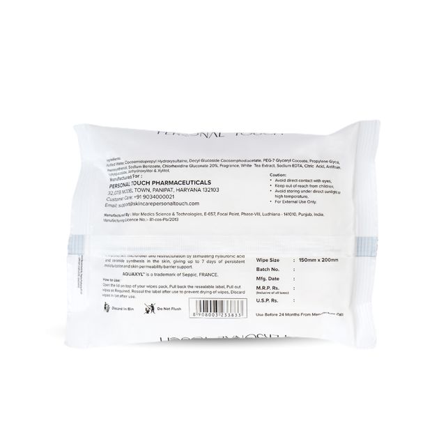 Personal Touch Skincare World's First Serum Infused Makeup Remover | With Hyaluronic Acid