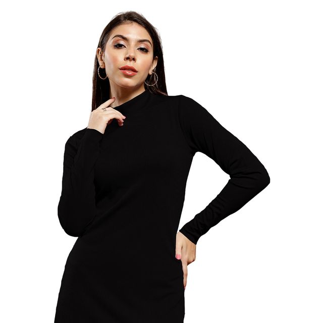 Athena Immutable Bodycon Midi Dress Black L