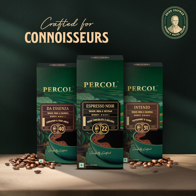 Percol Premium Instant Coffee Espresso Noir Intensity 4/5