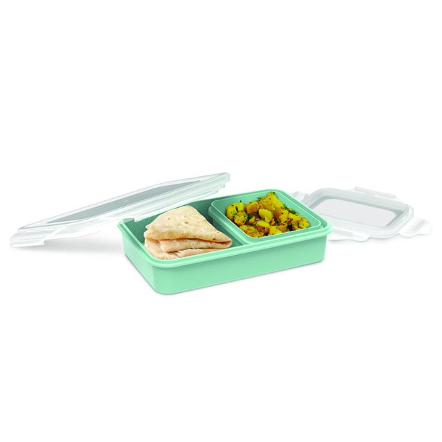All Time Lock & Safe Storage Containers Set Of 2, (1250 Ml X 1, 350 Ml X 1 ) (Colour May Vary)