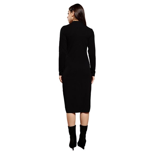 Athena Immutable Bodycon Midi Dress Black L