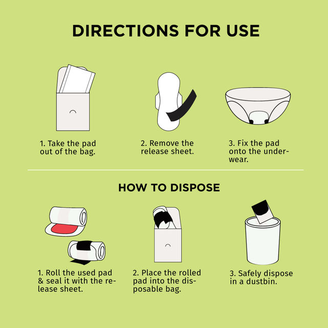 Pee Safe Bio Regular Sanitary Pads
