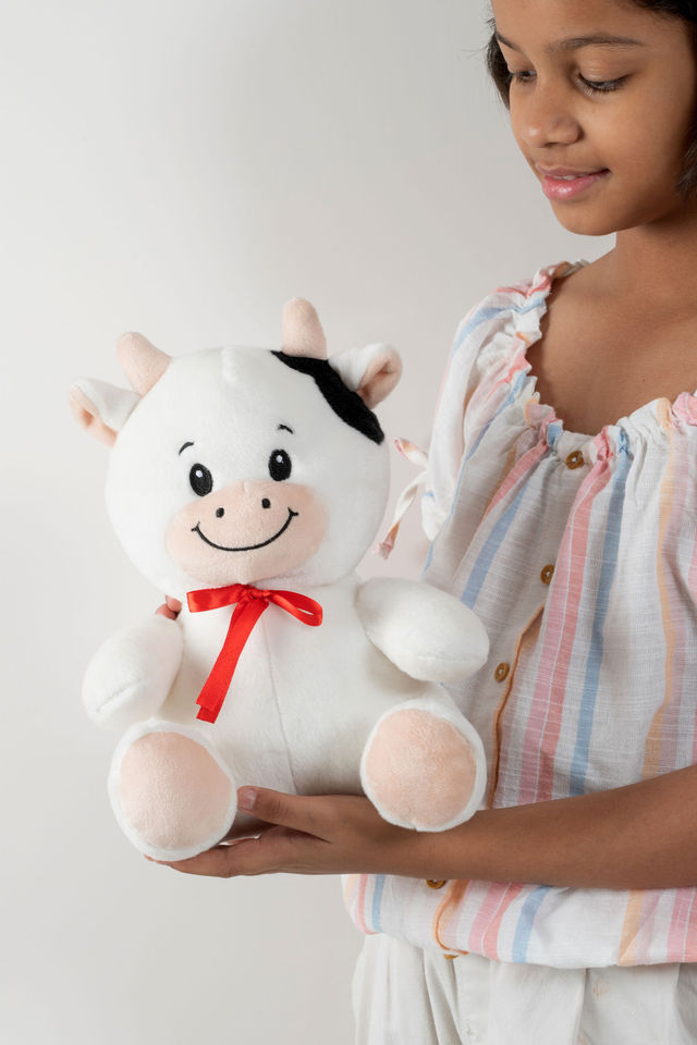 Dimpy Stuff Cow 25Cm White