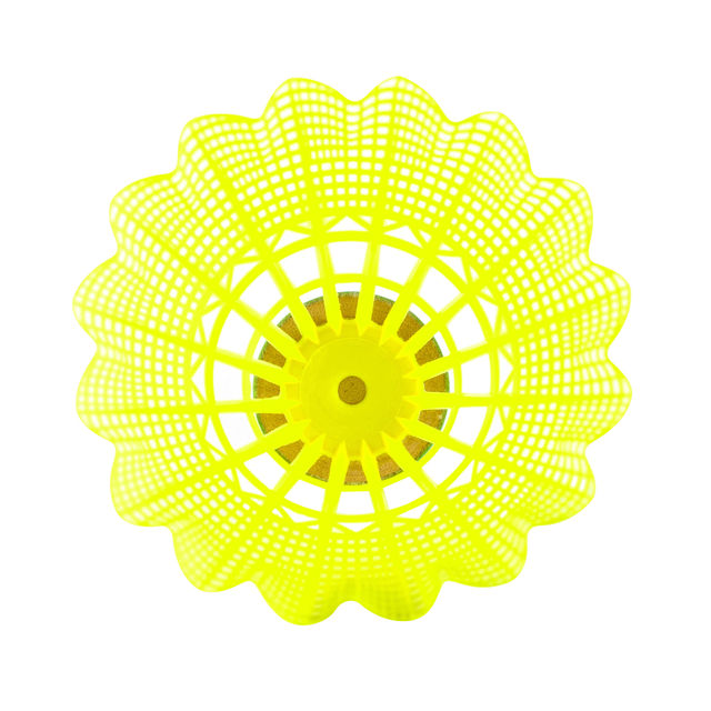 Perfly By Decathlon | Plastic Shuttlecock x6 Yellow