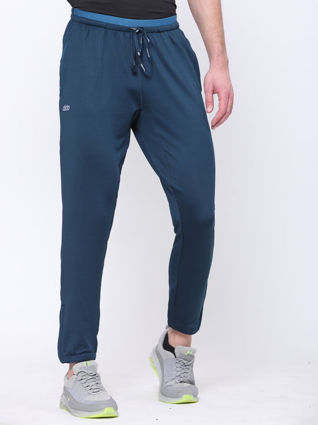 Dida Men's Track Pant Regular Comfortable Stretchable Dry-Fit | Blue - M