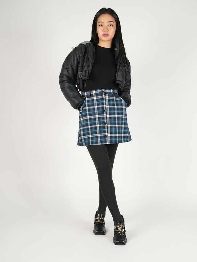 Theater Women Black Fur Stockings S - XL (24 - 40 In)