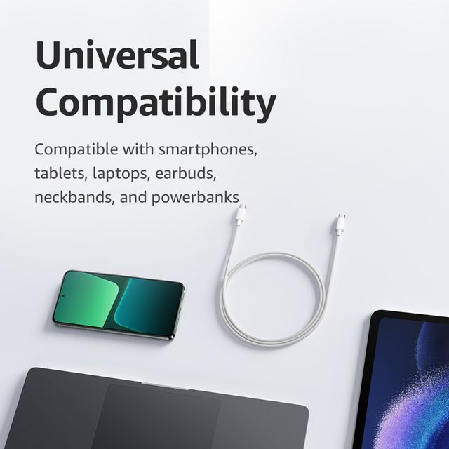 Xiaomi Hypercharge Type-C To Type-C Braided Cable