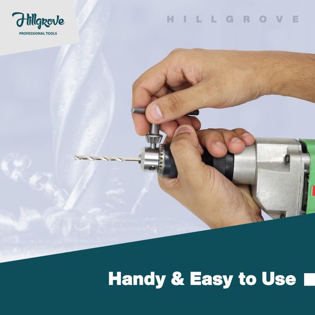 Hillgrove Hzp44M1 Heavy Duty Most Running 5 pcs Masonry Drill Bit Set For Concrete/Wall