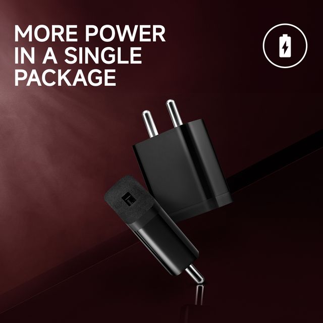 Mi Xiaomi 2A USB-A to USB-C Fast Charger|Phone Wall Charger Compatible with Android, Samsung Galaxy, Xiaomi Redmi, Headphones, Bluetooth Devices - 10W Mobile Charging Block - Black