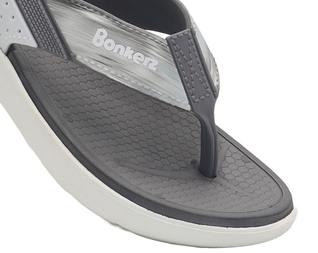 Bonkerz Ladies Comfort Flipflop | Grey | UK 4