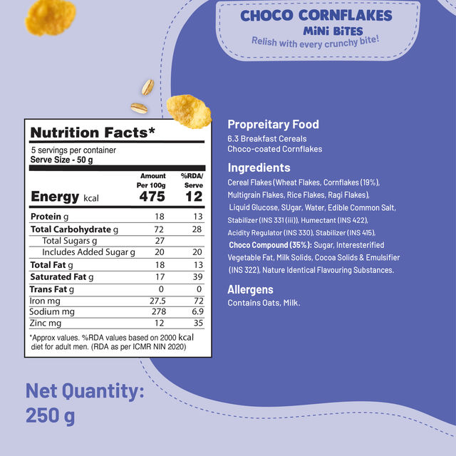 Fit & Flex Mini Bites Choco Cornflakes