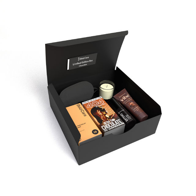 Bold Care Limited Edition Honeymoon Gifting Pack For Him & Her - Chocolate Flavour