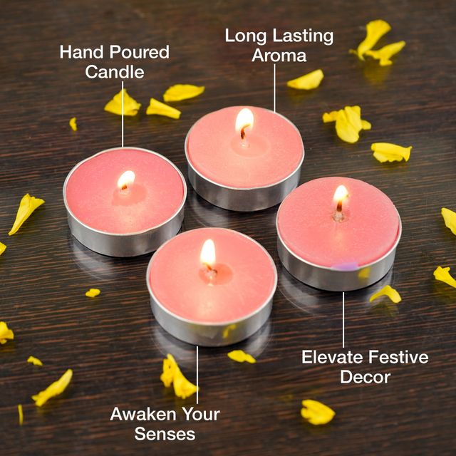 Soulflower Tea Light Candle, Walk In The Wood| Rakhi Gift for Brother & Sister