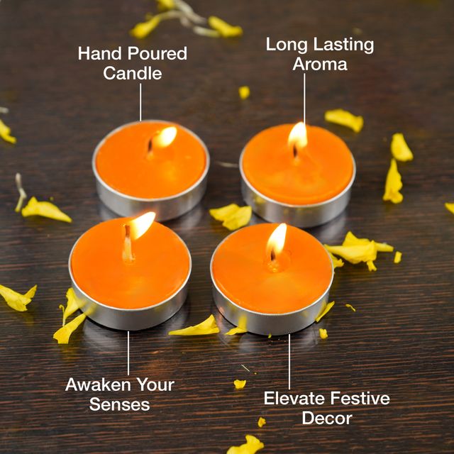 Soulflower T Light | Pack Of 6 - Love Is In The Air 1 pc X 2 Combo