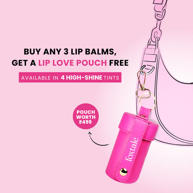 Foxtale SPF 30 Brightening Lip Balm with Peptitdes (Pink)