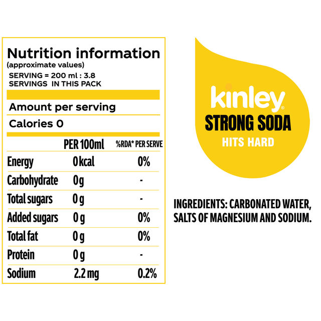 Kinley Soda Pet 750 ml Combo