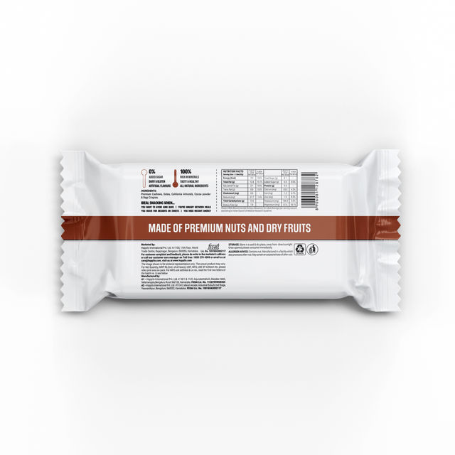 Happilo Choco Almonds Healthy Dry Fruit Bar