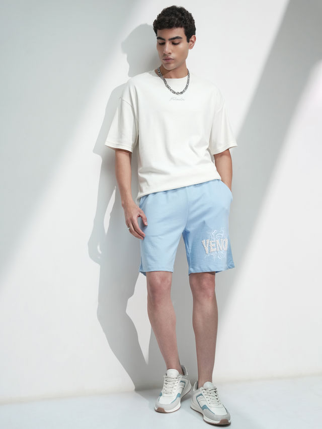 HIGHLANDER Men's Venom Relaxed Fit Shorts | Blue - 30
