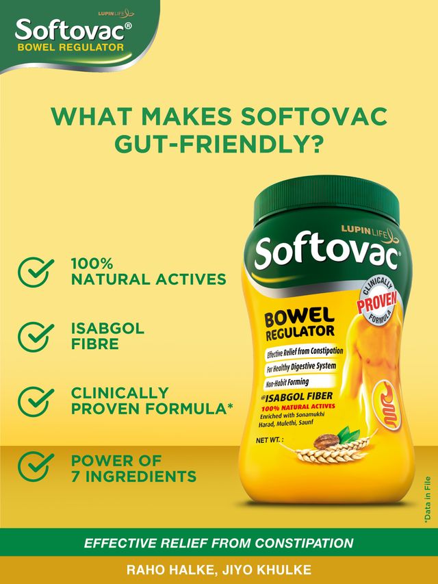 Softovac Bowel Regulator For Effective Relief From Constipation