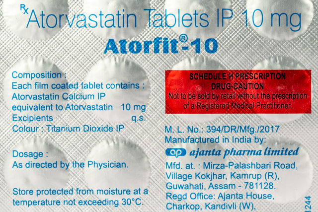 Atorfit 10 Tablet