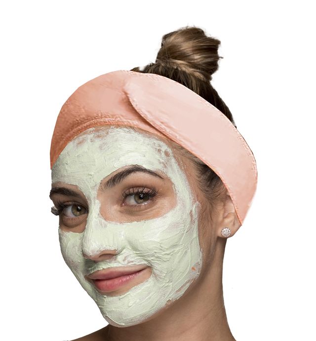 Microfiber Spa Headband With Velcro (Colour May Vary)